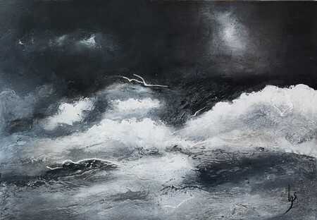 Nuit d'orage 60x80cm
