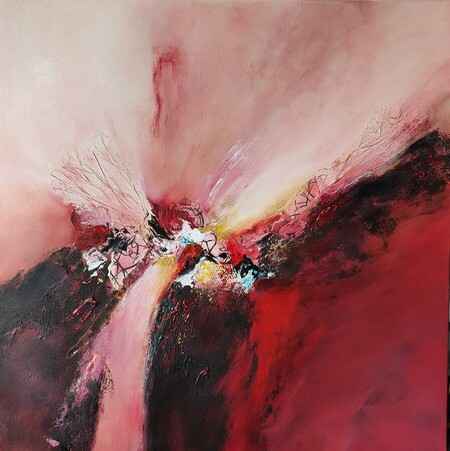 Amour tendresse  70x70cm