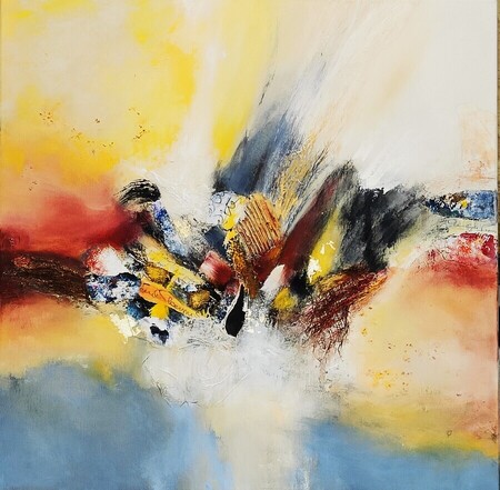 Tr&eacute;sors cach&eacute;s 90x90 cm