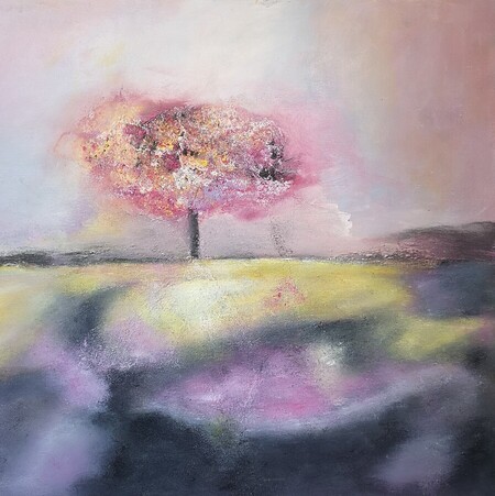 Espoir du soir 70x70cm