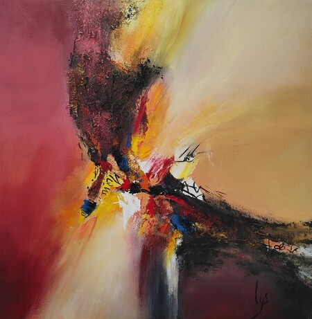 Vagabondage dans la for&ecirc;t 60x60 cm