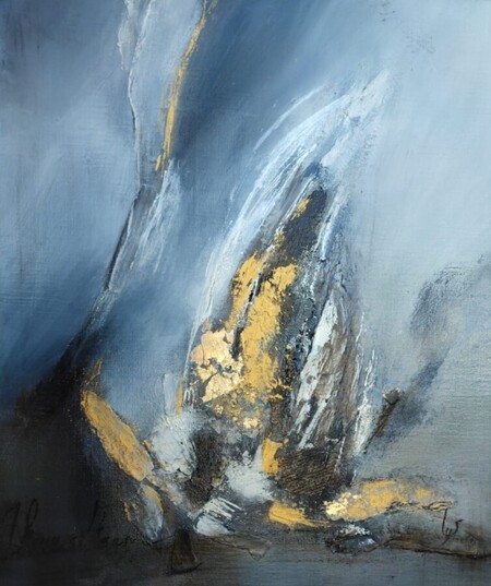 Vers des jours heureux 45x55 cm-