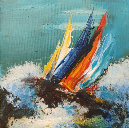 Voiles 30x30cm VENDU