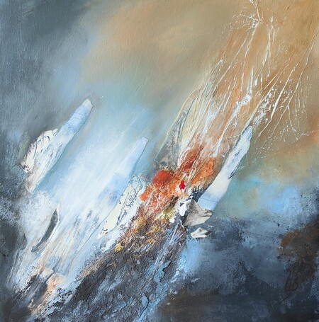 Au fil de l'eau  50x50cm