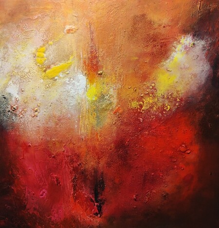 Souffle de lumi&egrave;re 70x 70cm