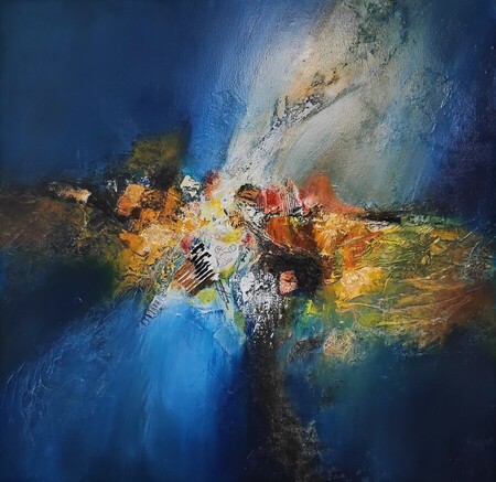 De l'ombre &agrave; la lumi&egrave;re 80x80 cm GALERIE SUR LES ROUTES DU MEDOC MONTALIVET