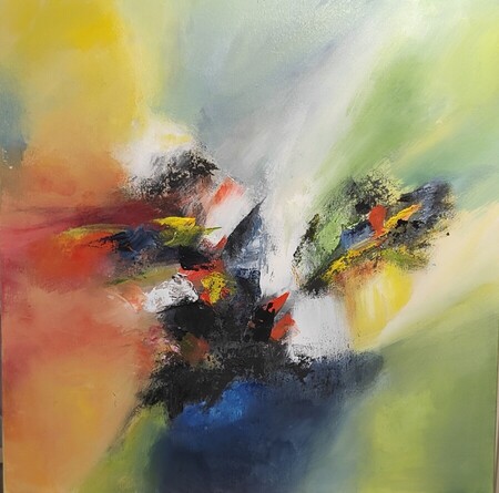 Envie de printemps 70x70 cm