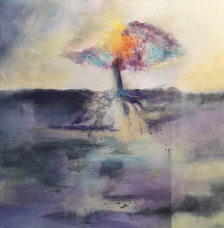 Vie enracin&eacute;e 70x70cm