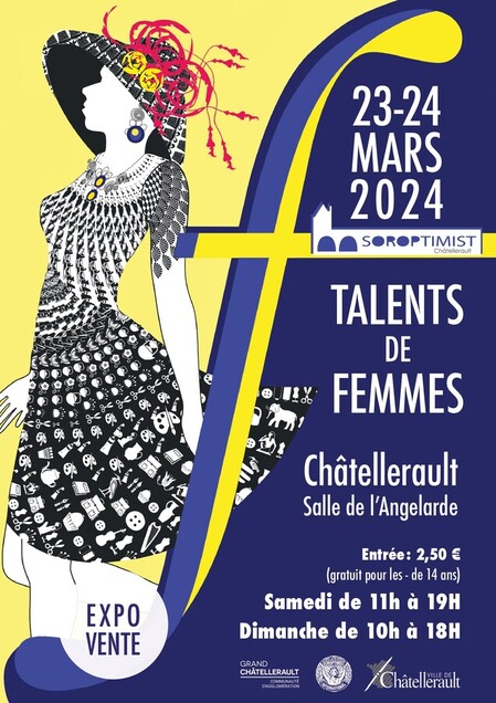 Talents de femmes Soroptimist- Mars 2024  Châtellerault 86
