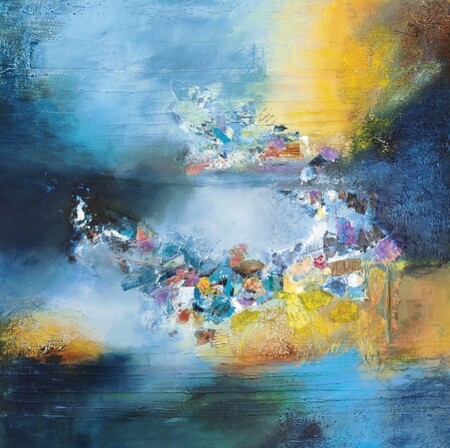 Fragments de lumi&egrave;re  100x100cm